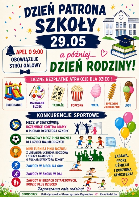 ZAPRASZAMY DO WSPÓLNEGO ŚWIĘTOWANIA